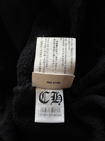 Chrome Hearts Black & White Horseshoe Chomper Logo Hoodie