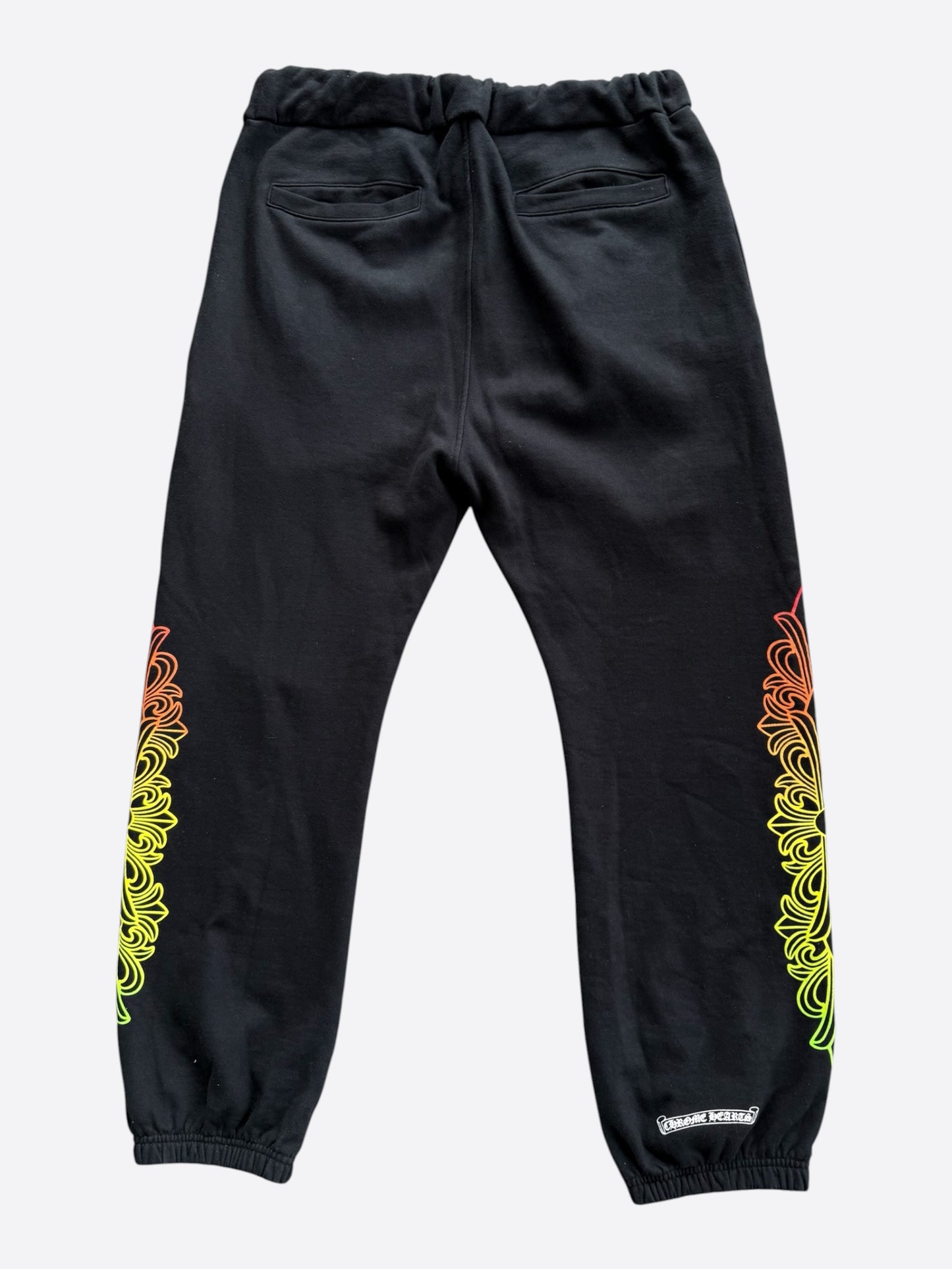 Chrome Hearts Black Gradient Circle Logo Sweatpants