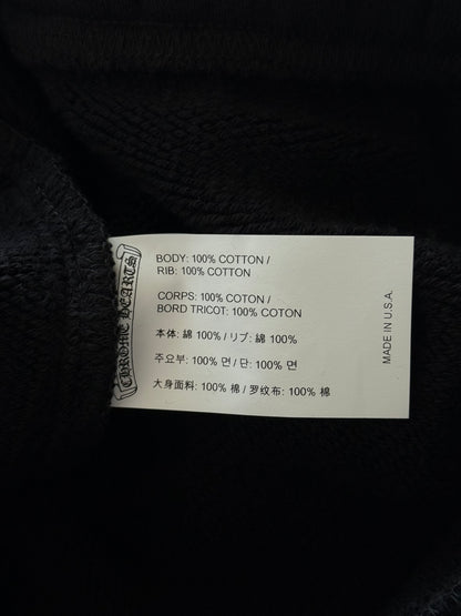 Chrome Hearts Black CH Logo Embroidered Sweatpants