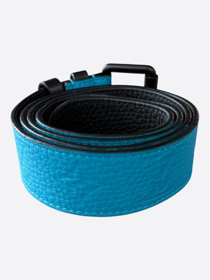 Louis Vuitton Blue Monogram Chain Belt