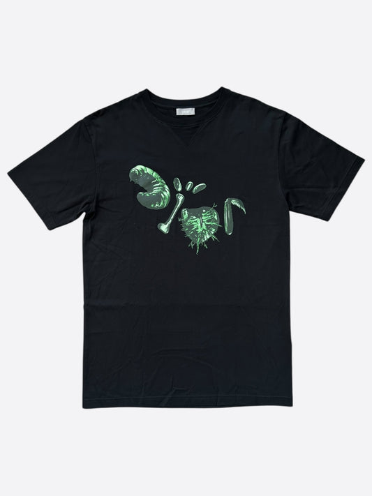 Dior Cactus Jack Black & Green Logo T-Shirt