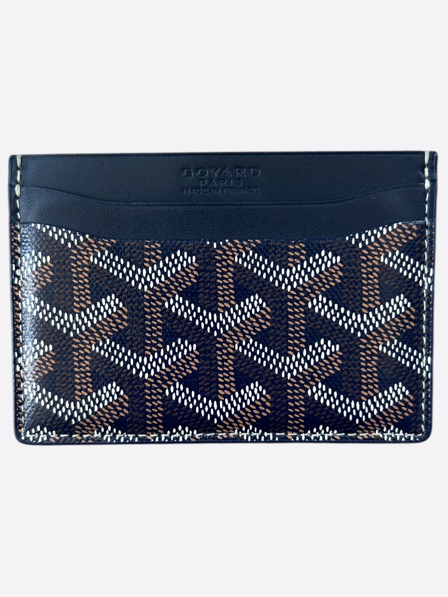 Goyard Navy Saint Sulpice Card Holder