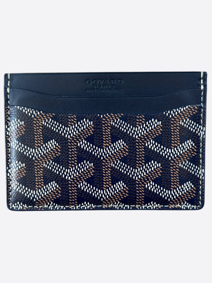 Goyard Navy Saint Sulpice Card Holder