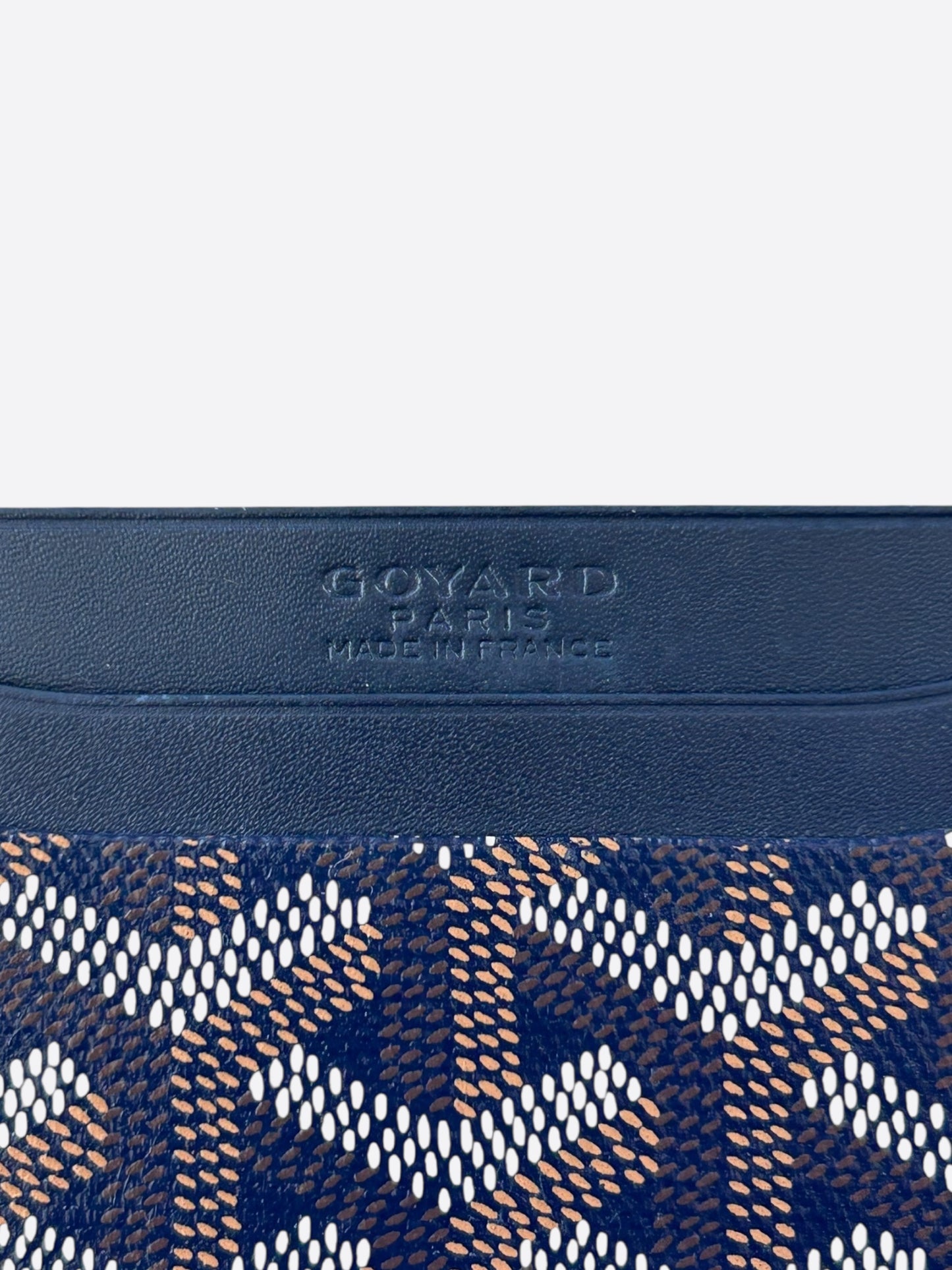Goyard Navy Saint Sulpice Card Holder