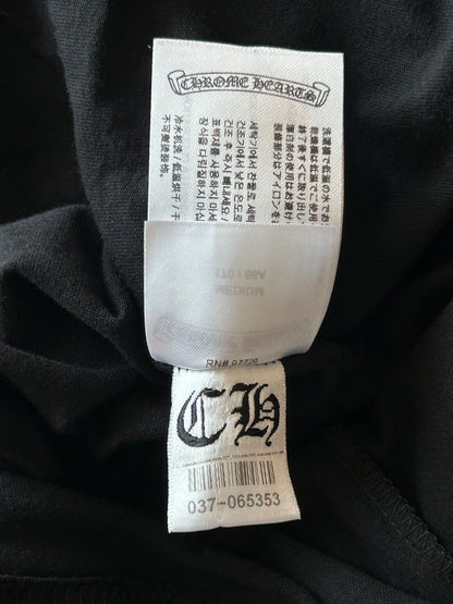 Chrome Hearts Black & Blue Neck Logo Longsleeve T-Shirt