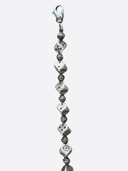 Chrome Hearts Silver Dice Bracelet