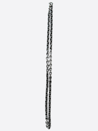 Chrome Hearts Silver Paperchain Necklace
