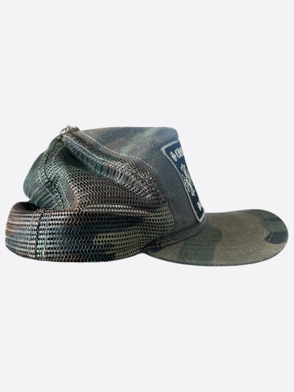 Chrome Hearts Green Camouflage Trucker Hat