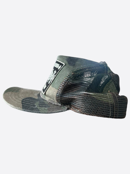 Chrome Hearts Green Camouflage Trucker Hat