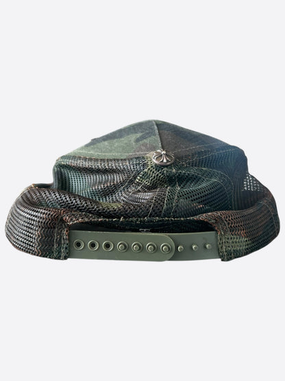 Chrome Hearts Green Camouflage Trucker Hat