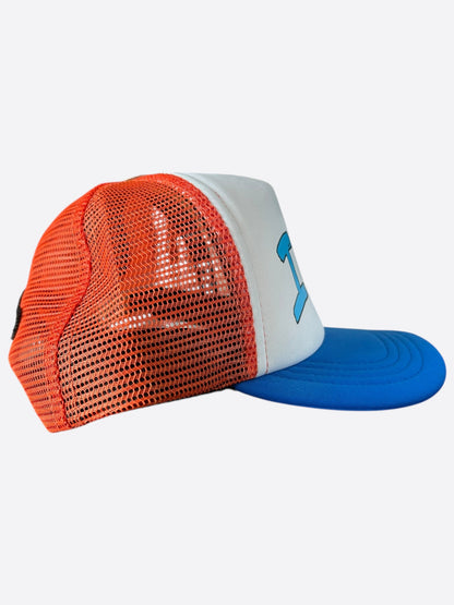 Chrome Hearts Matty Boy Orange & Blue NY Trucker Hat