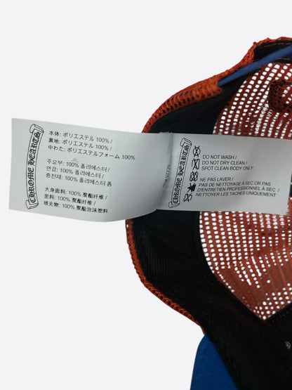 Chrome Hearts Matty Boy Orange & Blue NY Trucker Hat