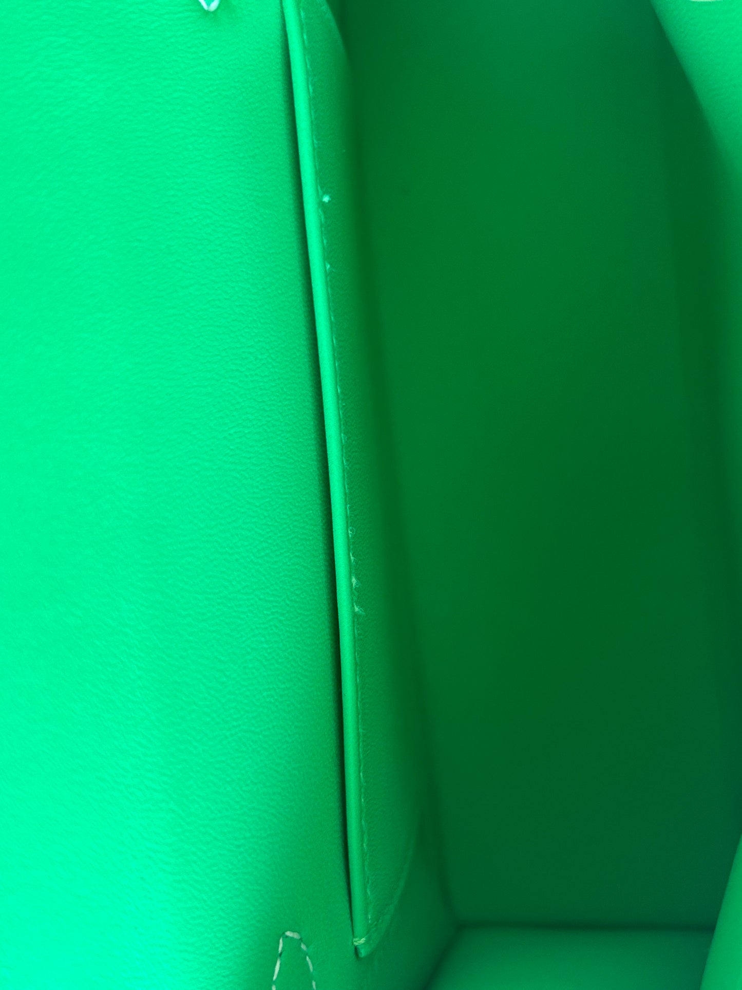 Hermes Green & White Epsom Mini Kelly 20