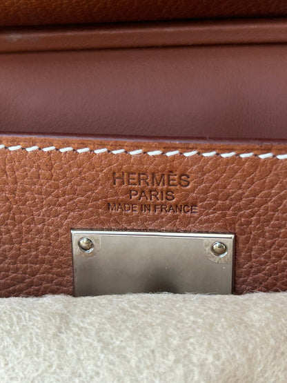 Hermes Chestnut HAC A Dos Crossbody Backpack