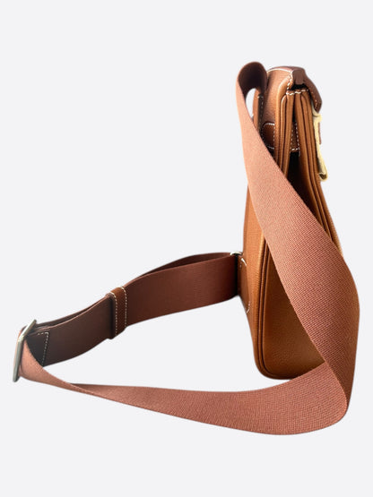 Hermes Chestnut HAC A Dos Crossbody Backpack