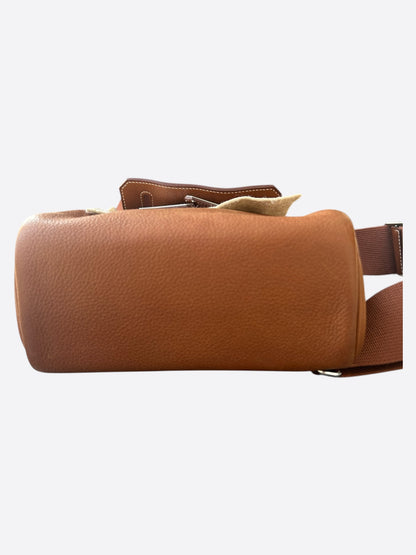 Hermes Chestnut HAC A Dos Crossbody Backpack
