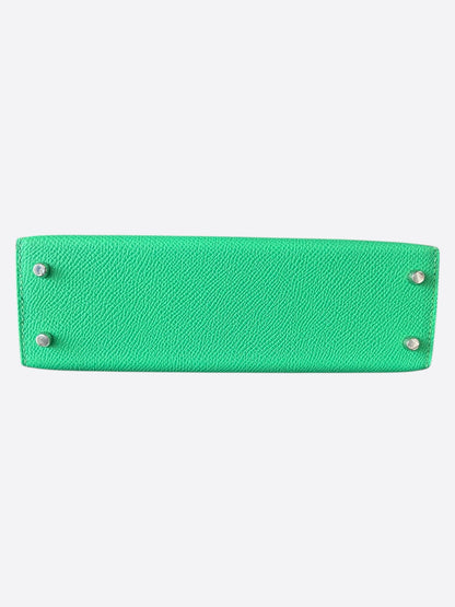 Hermes Green & White Epsom Mini Kelly 20