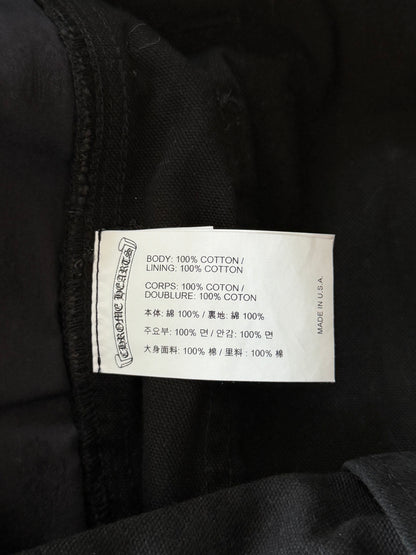 Chrome Hearts Black Carpenter Pants