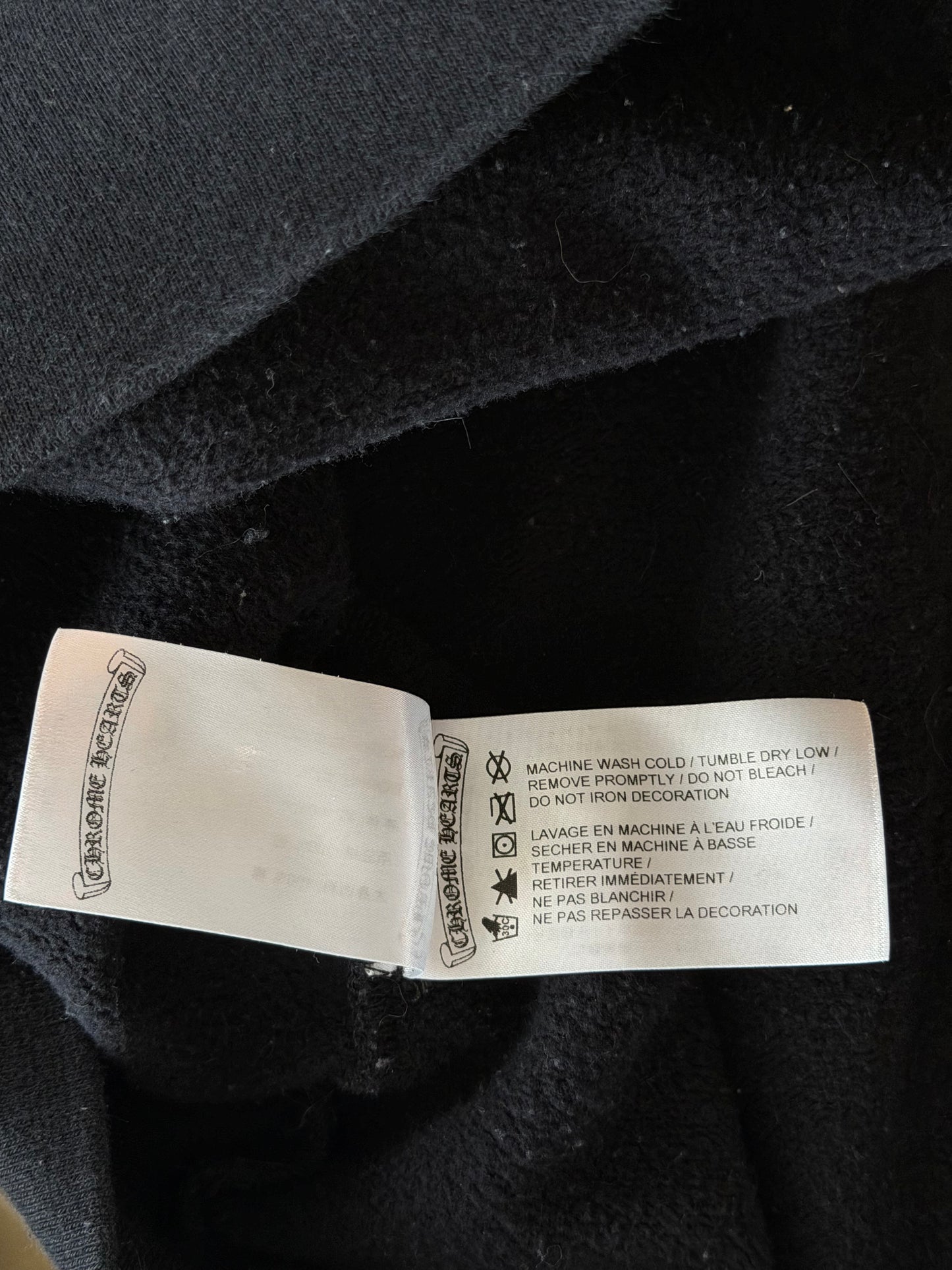 Chrome Hearts Black & Brown Script Logo Hoodie