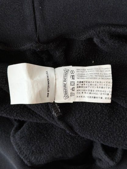Chrome Hearts Black & White Script Logo Hoodie
