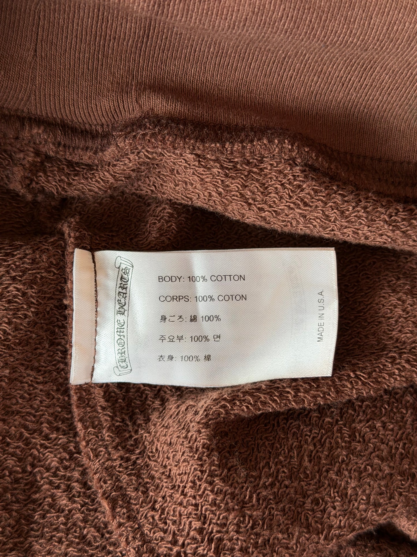Chrome Hearts Matty Boy Brown Structure Hoodie