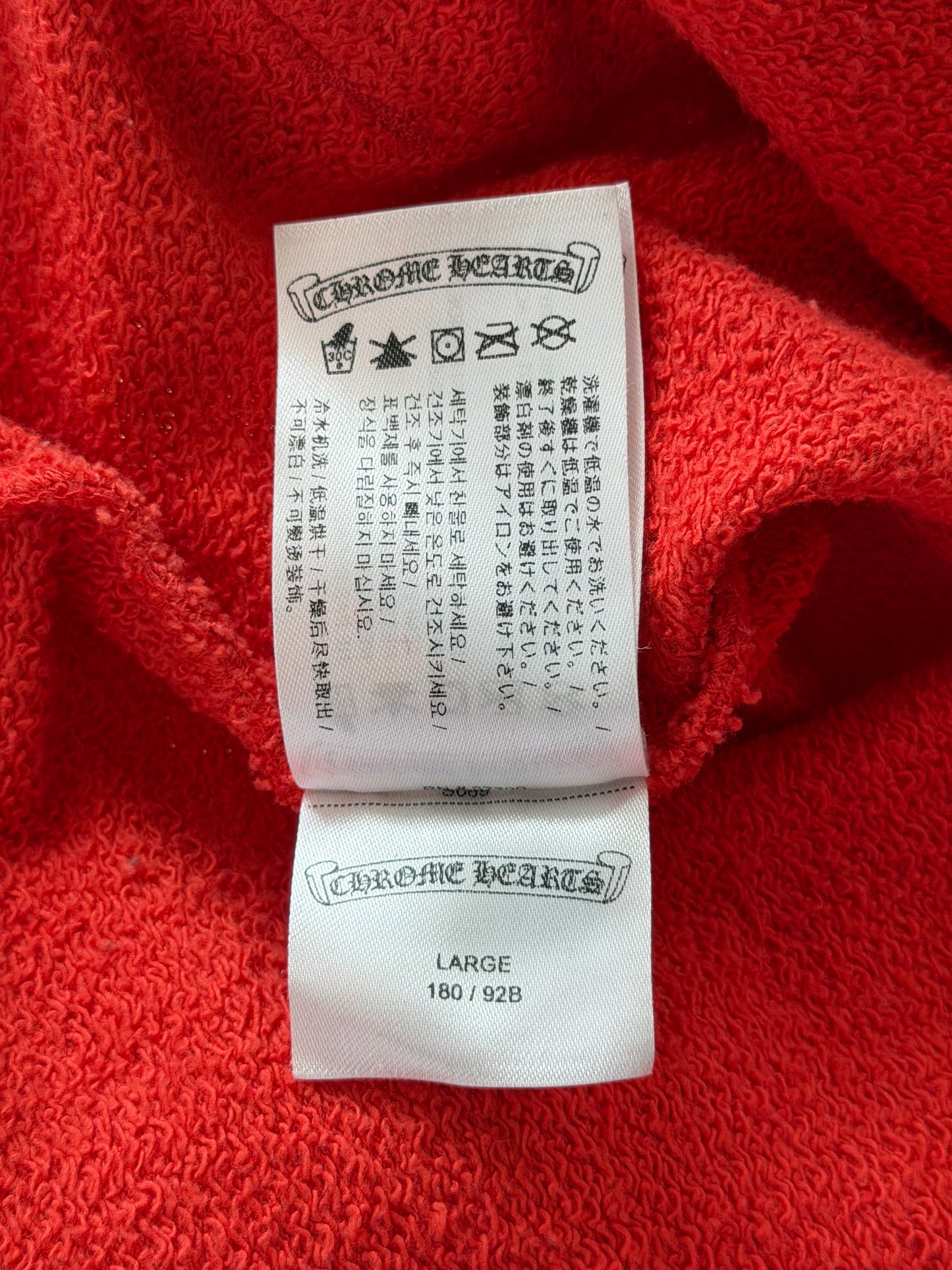 Chrome Hearts Matty Boy Red Spark Hoodie