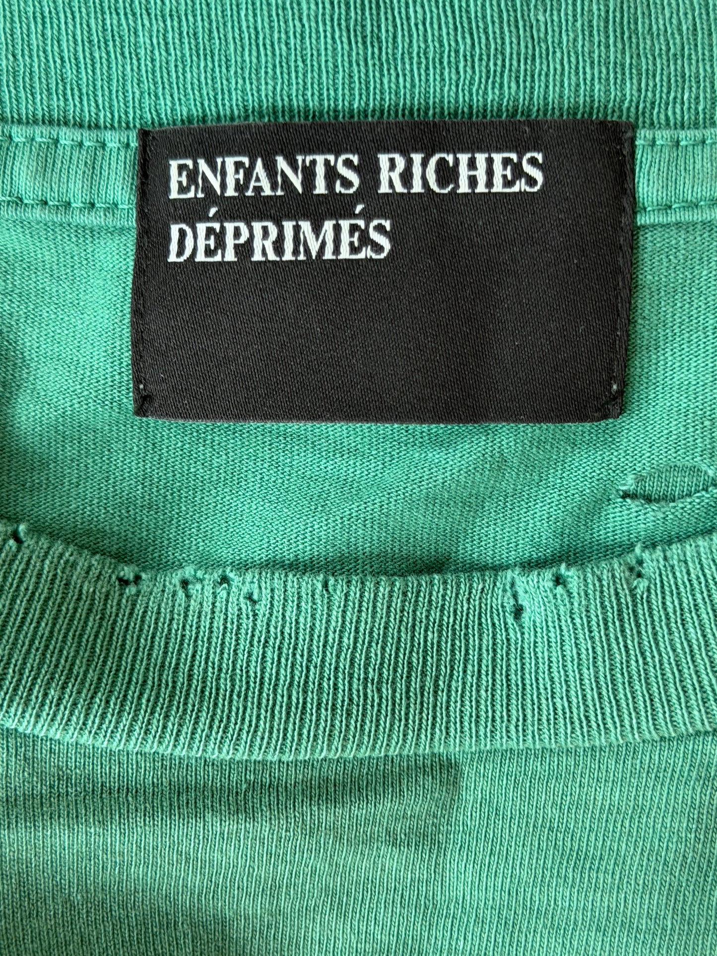 Enfants Riches Deprimes Teal Pleasures Denied Longsleeve T-Shirt