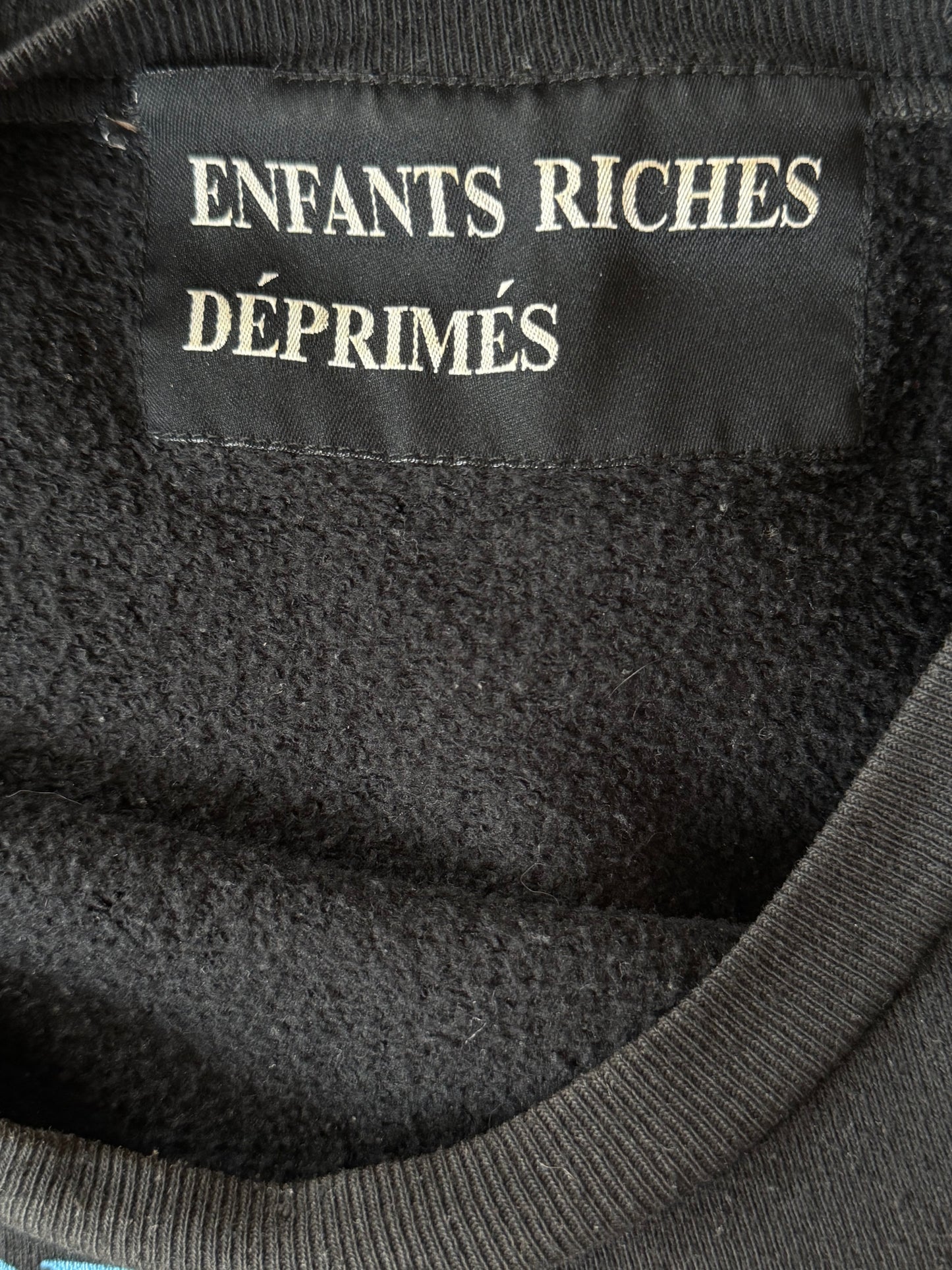 Enfants Riches Deprimes Black & Blue Classic Logo Sweater