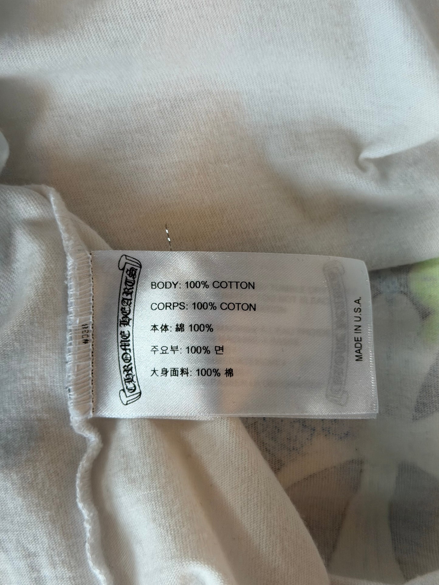 Chrome Hearts White & Multicolor Cross Longsleeve T-Shirt