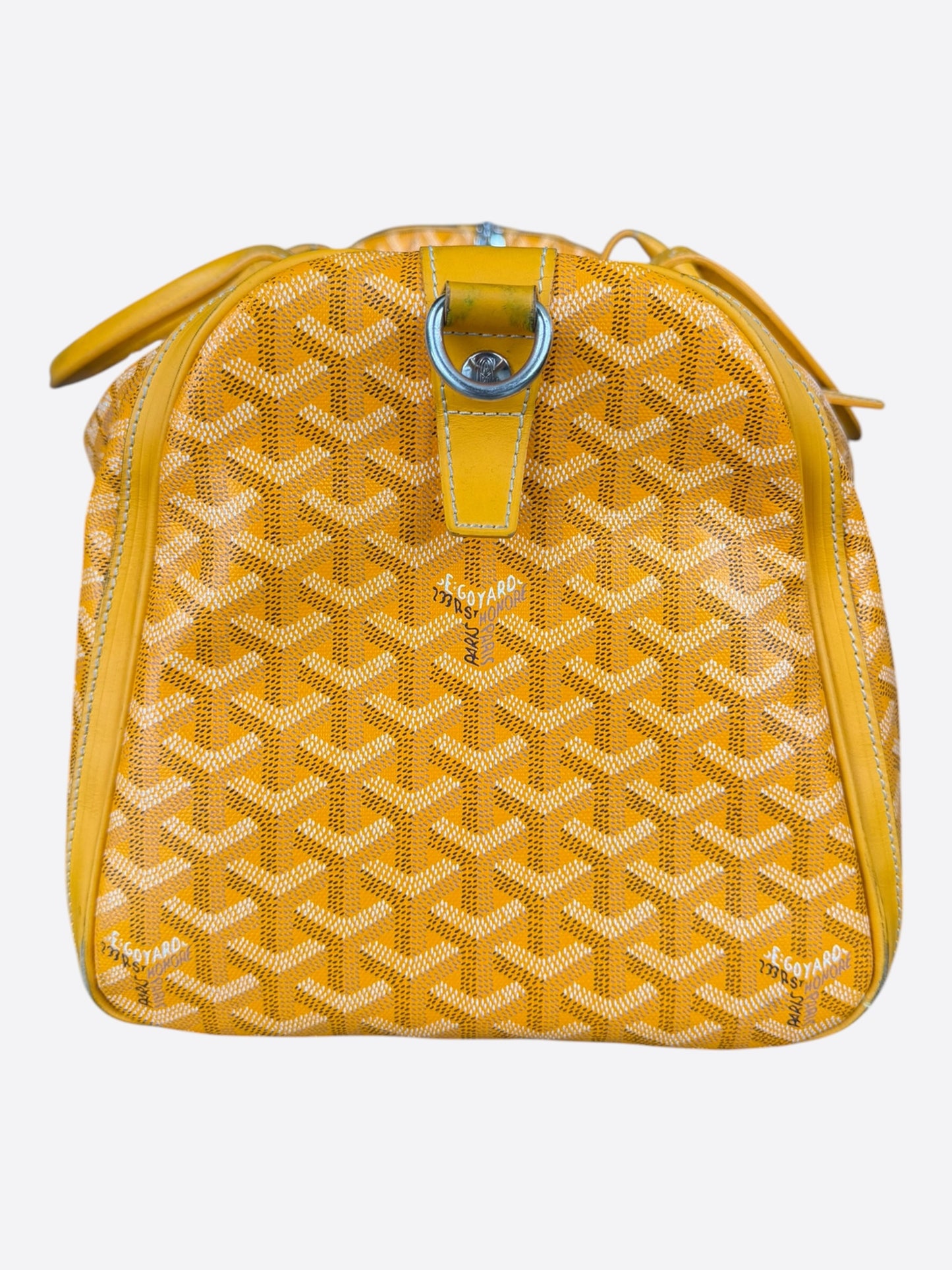 Goyard Yellow Croisiere 50 Duffel Bag