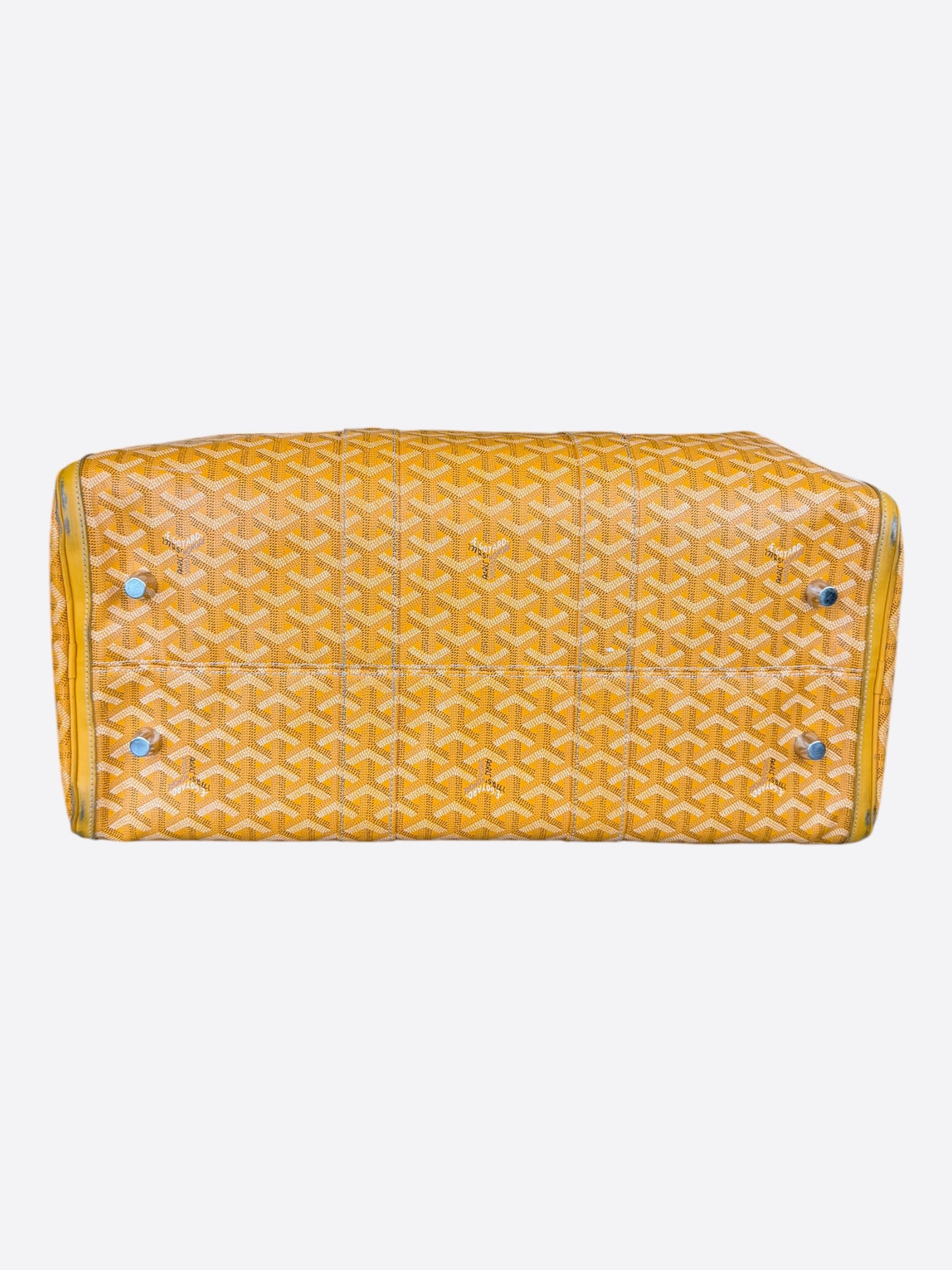 Goyard Yellow Croisiere 50 Duffel Bag