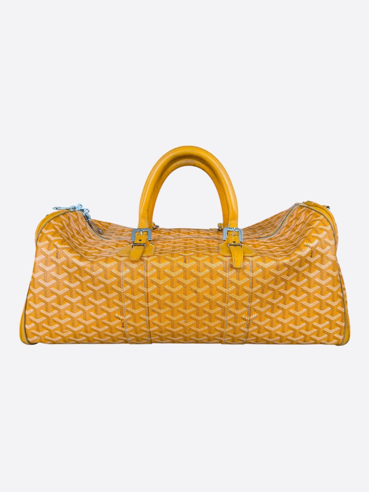 Goyard Yellow Croisiere 50 Duffel Bag