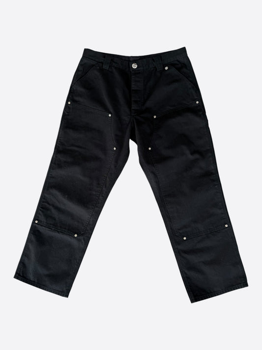 Chrome Hearts Black Carpenter Pants