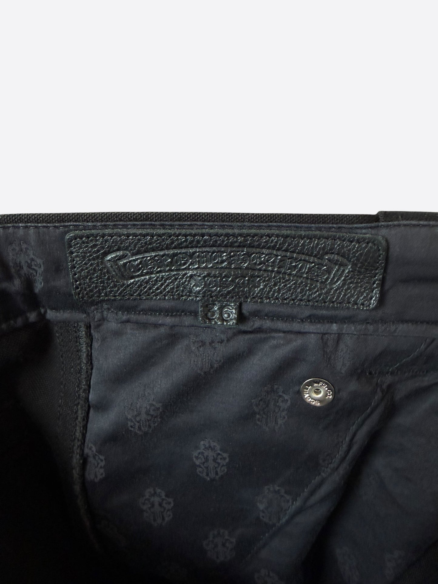 Chrome Hearts Black Carpenter Pants