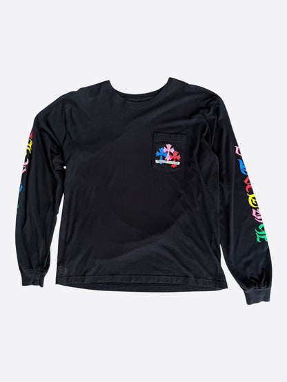 Chrome Hearts Black & Multicolor Cross Longsleeve T-Shirt