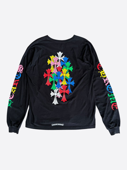 Chrome Hearts Black & Multicolor Cross Longsleeve T-Shirt