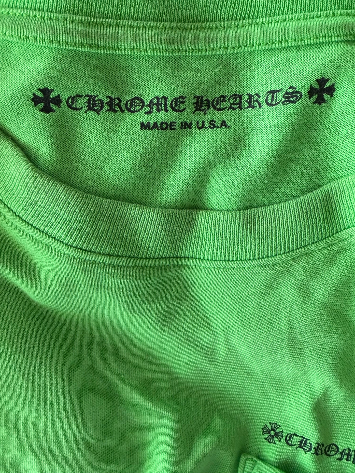 Chrome Hearts Green Sex Records Logo Longsleeve T-Shirt