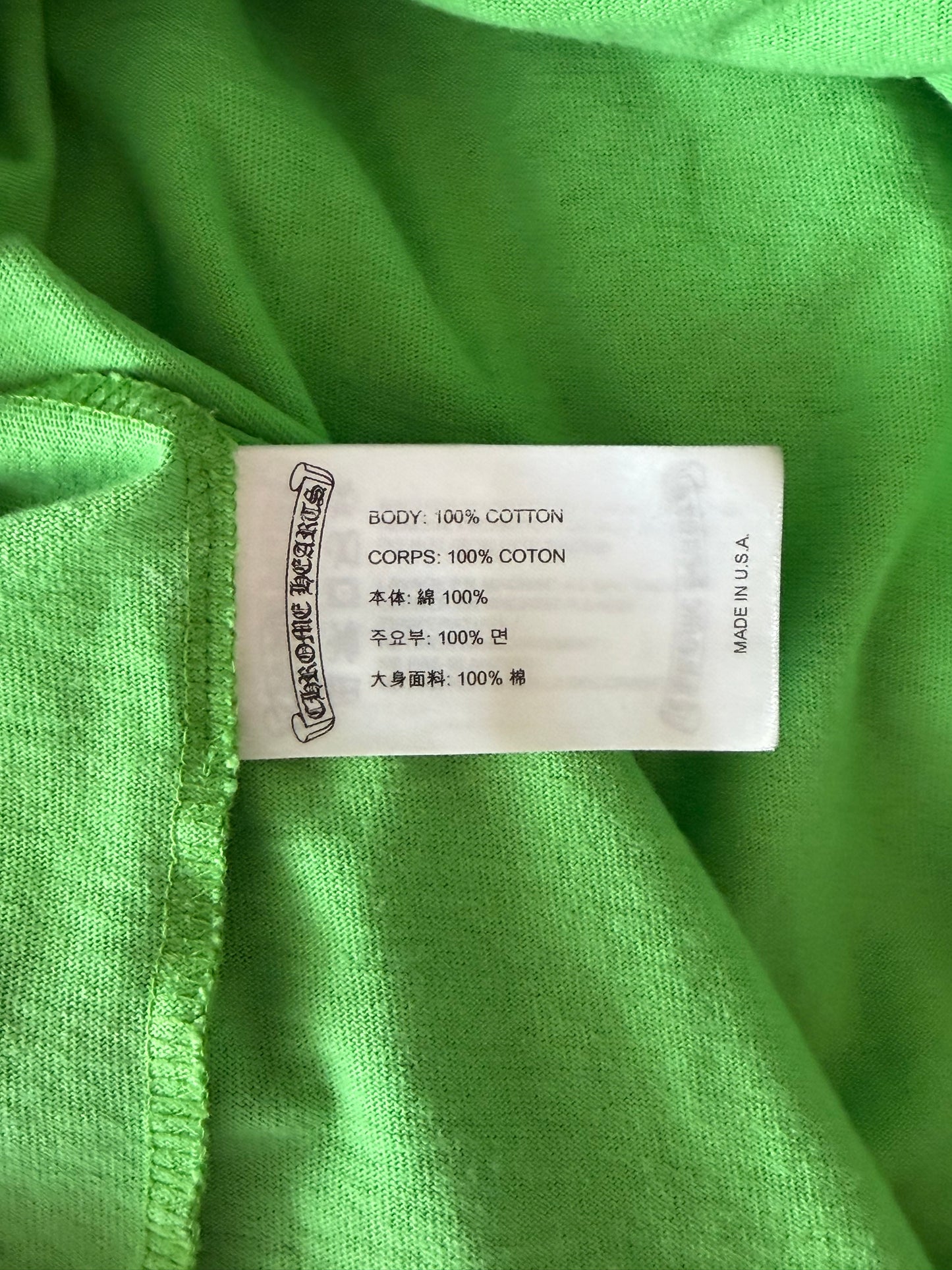 Chrome Hearts Green Sex Records Logo Longsleeve T-Shirt