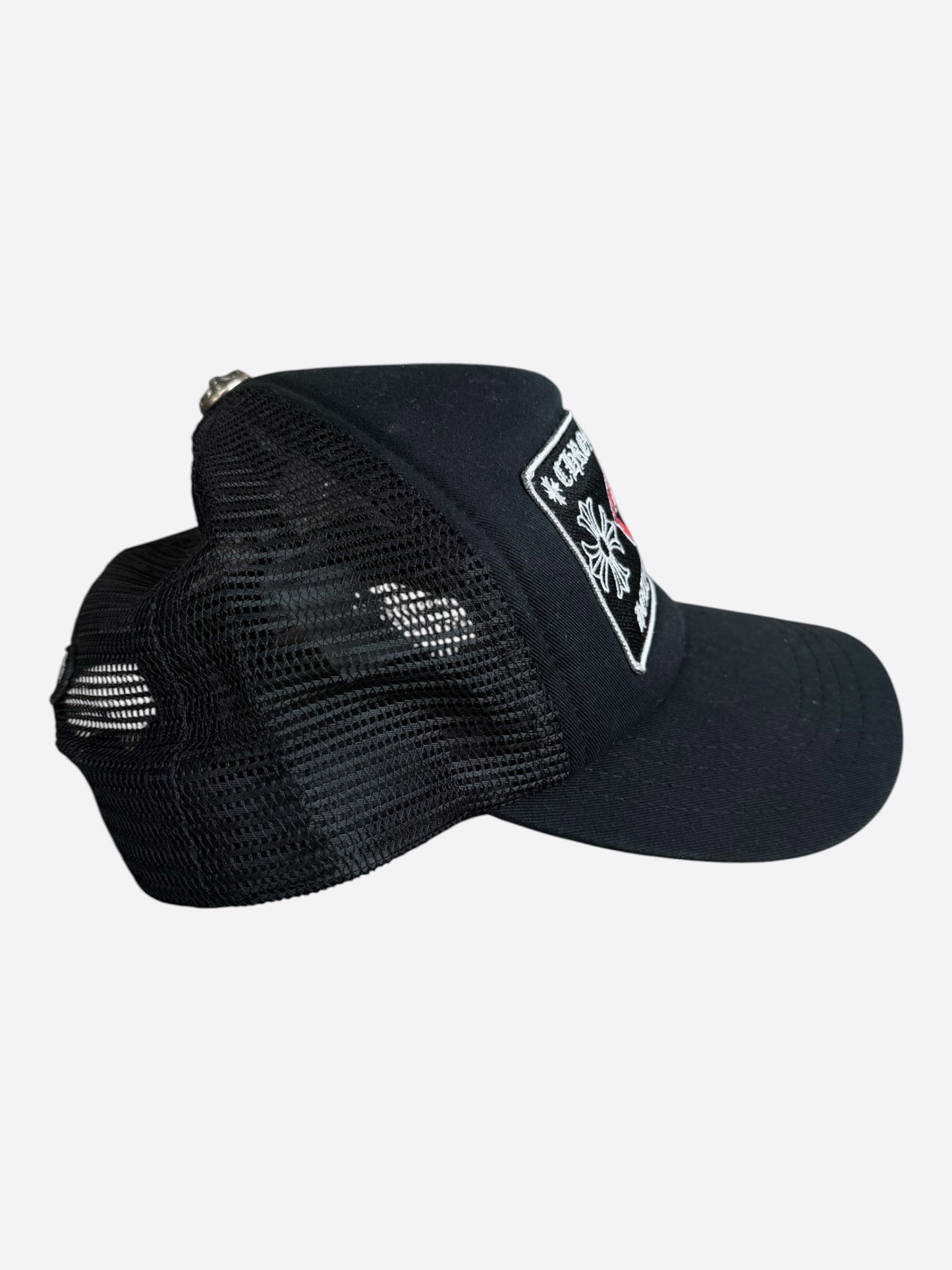 Chrome Hearts Matty Boy Black Chomper Trucker Hat