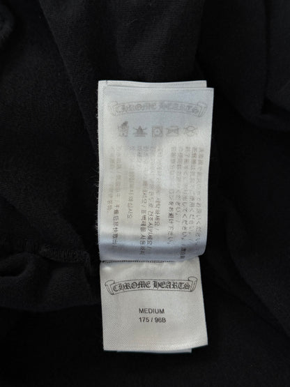 Chrome Hearts Black & Brown Neck Logo T-Shirt