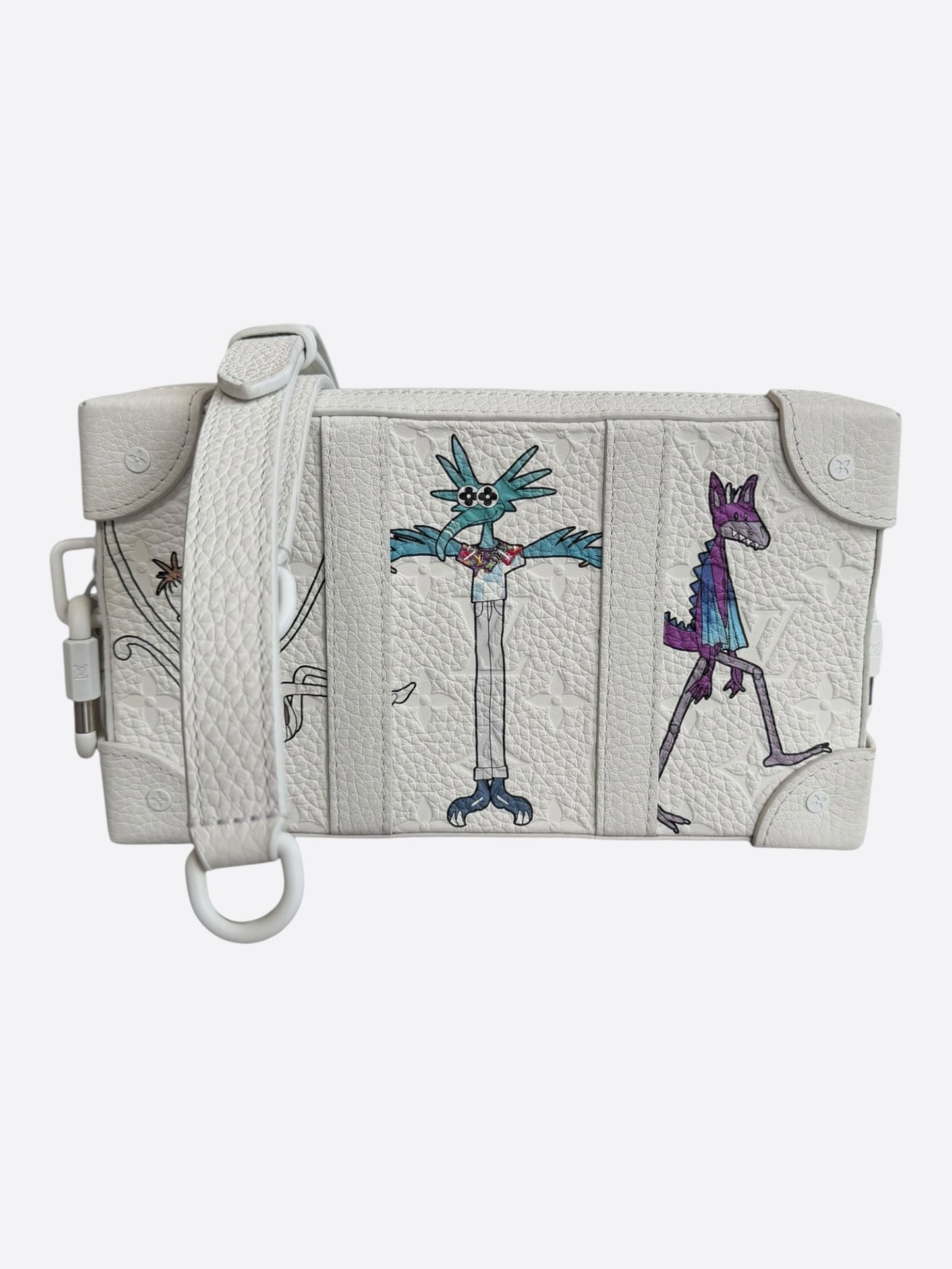 Louis Vuitton White Friends Monogram Soft Trunk Messenger