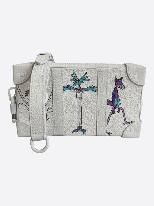 Louis Vuitton White Friends Monogram Soft Trunk Messenger