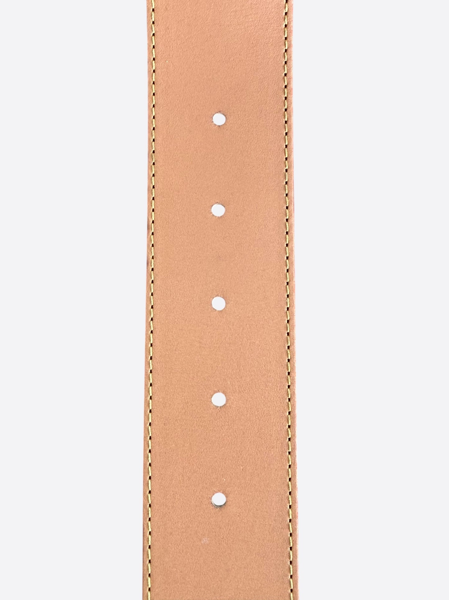 Louis Vuitton White, Blue & Orange Damier Belt