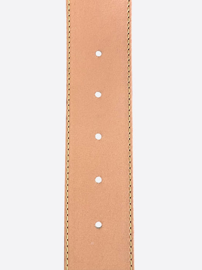 Louis Vuitton White, Blue & Orange Damier Belt