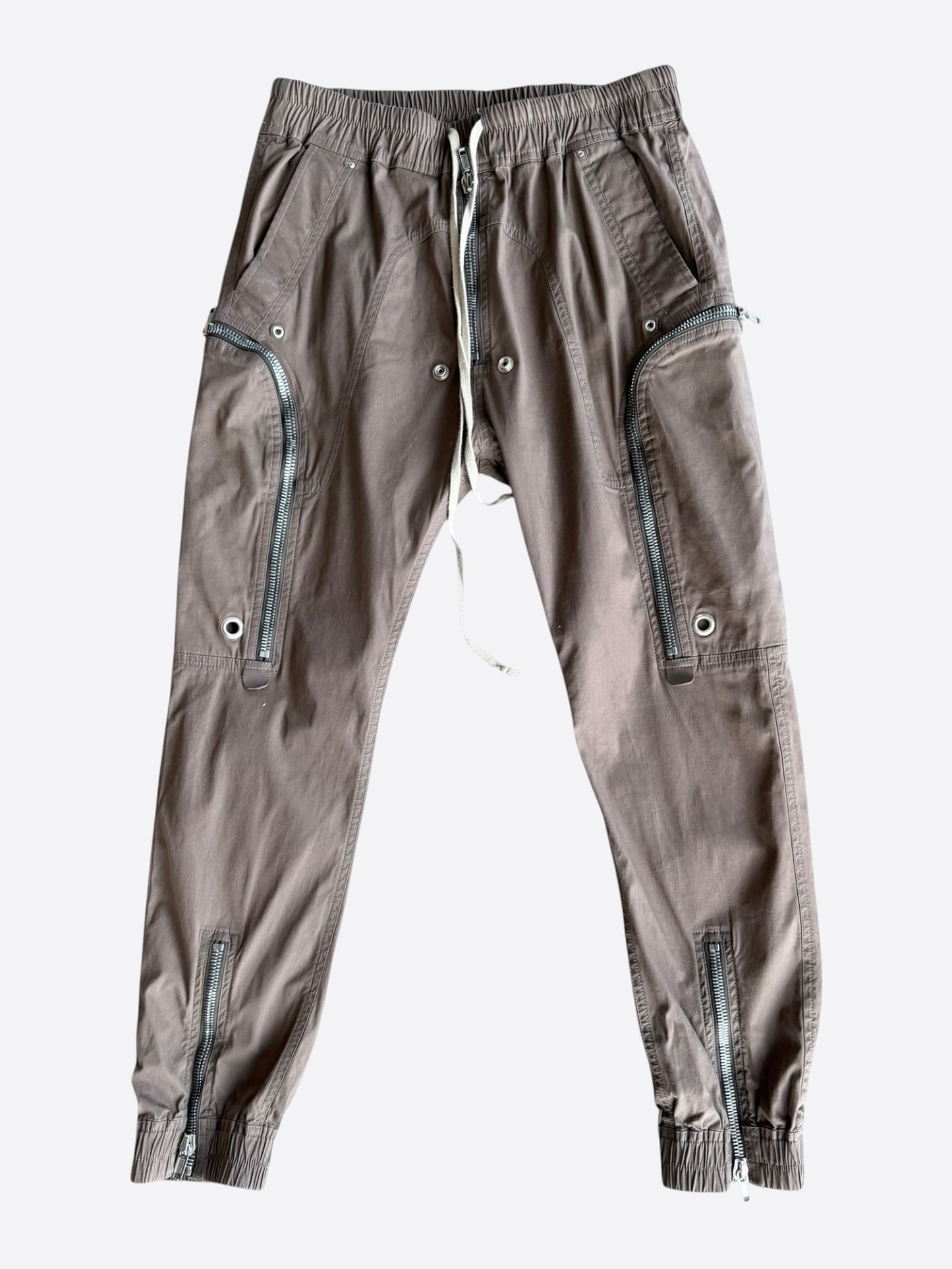 Rick Owens Brown Bauhaus Cargo Pants