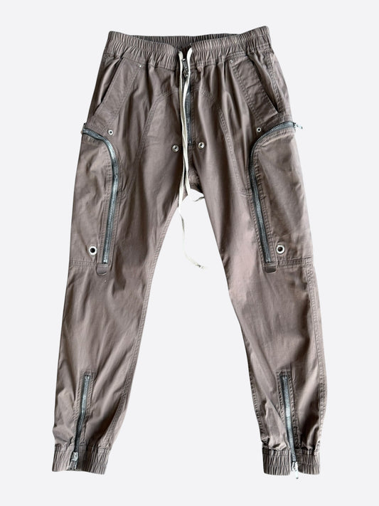 Rick Owens Brown Bauhaus Cargo Pants