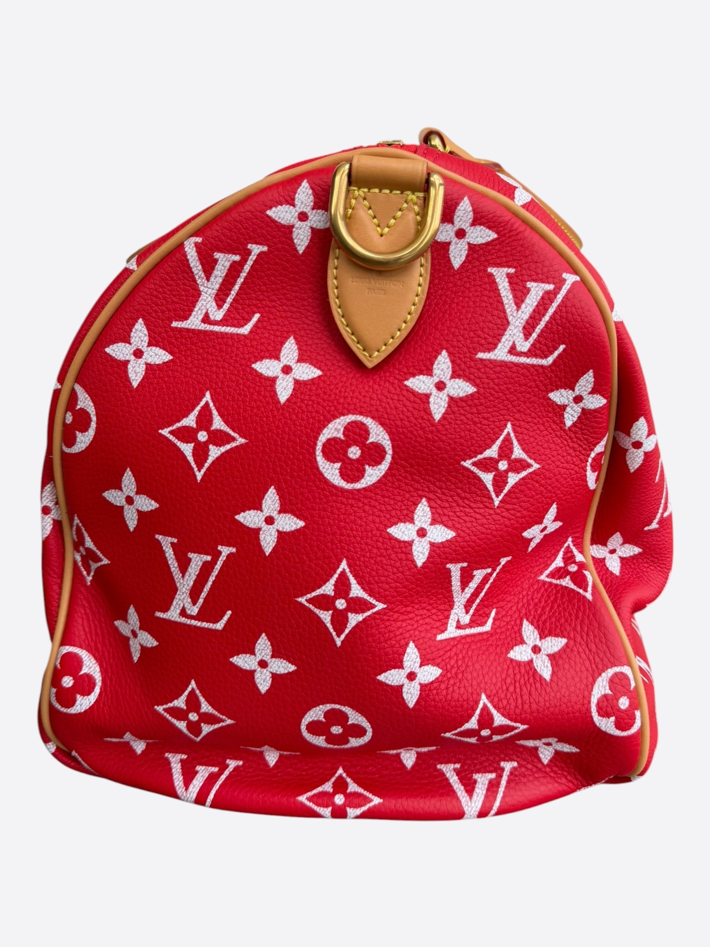 Louis Vuitton Red & White Monogram P9 Speedy 40
