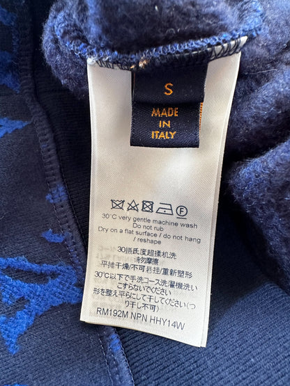 Louis Vuitton Blue Monogram Jacquard Sweater