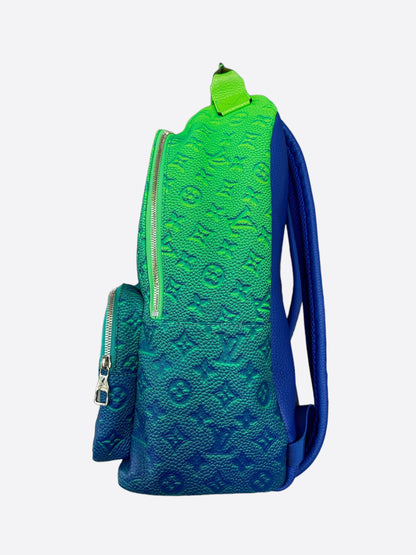 buy louis vuitton backpack wholesale Louis Vuitton Green Taurillon Illusion Monogram Backpack – Savonches