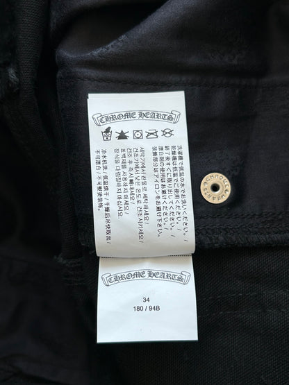 Chrome Hearts Black Cargo Pants